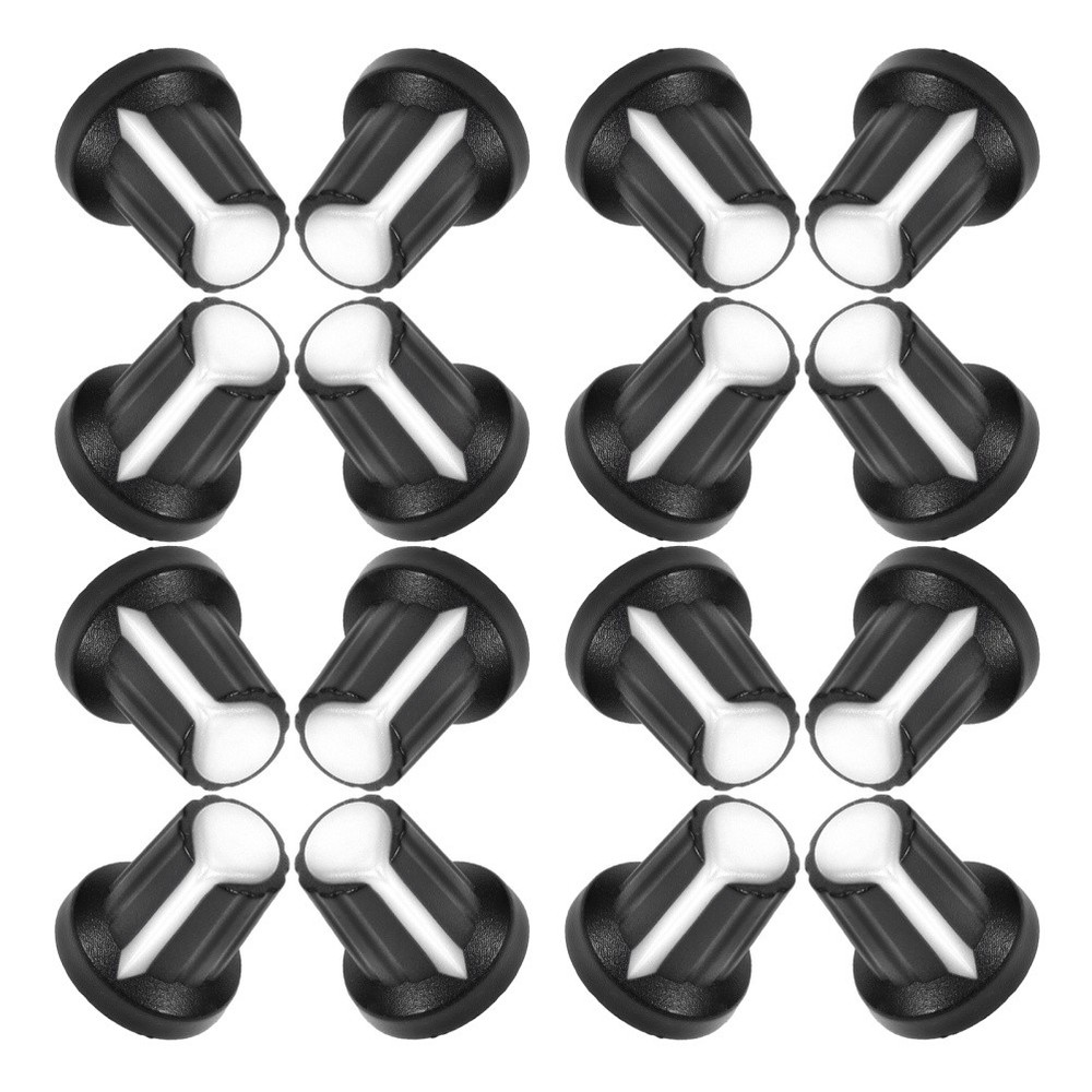 20 Pcs Rotary Volume Control Knob Instrument Knobs Potentiometer Plastic