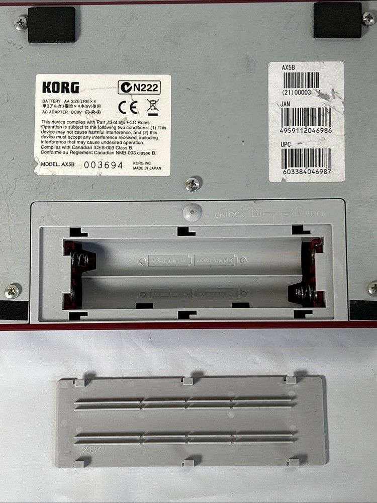 Korg AX5G Multi-Effects Guitar Effect Pedal FX Modeling Signal Processor