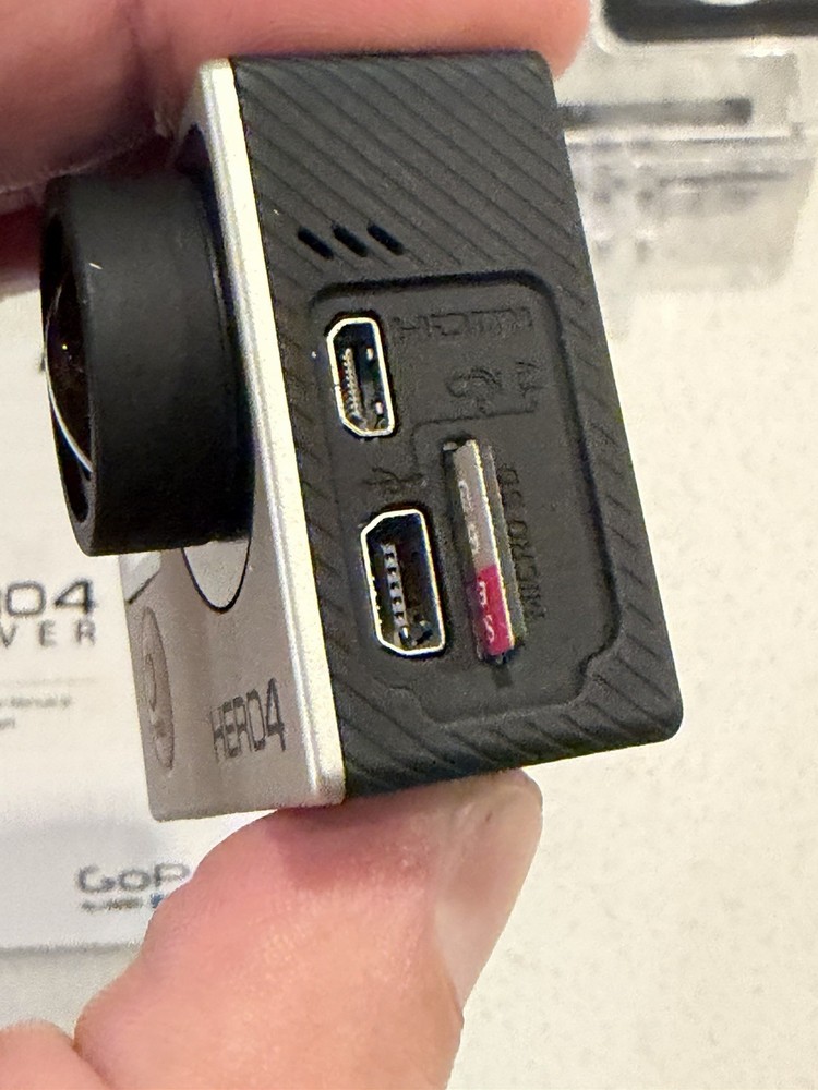 GoPro HERO4 Action Camera - Silver With ACCESSORIES