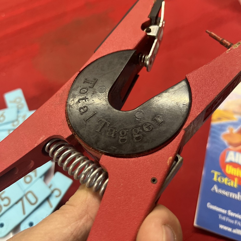 Allflex Total Tagger With Extra Points And Blue Tags