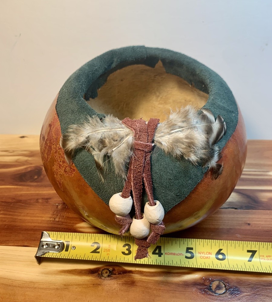 Hand Painted Gourd Art-Original Native Southwest