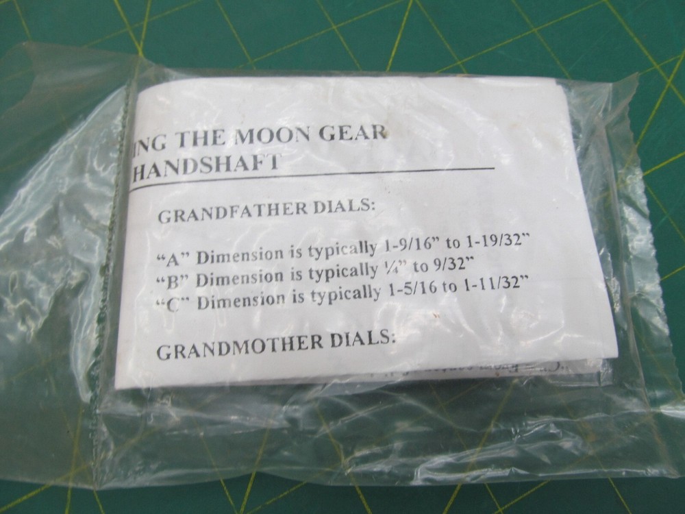 991019 Clock Moon Gear New, Old Stock