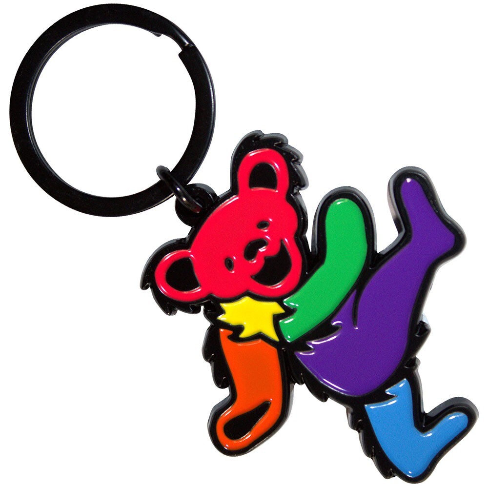 GRATEFUL DEAD official metal keyring keychain
