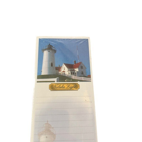 Magnetic Notepad Nobska Lighthouse Cape Cod 50 Sheets South Cape District Inc