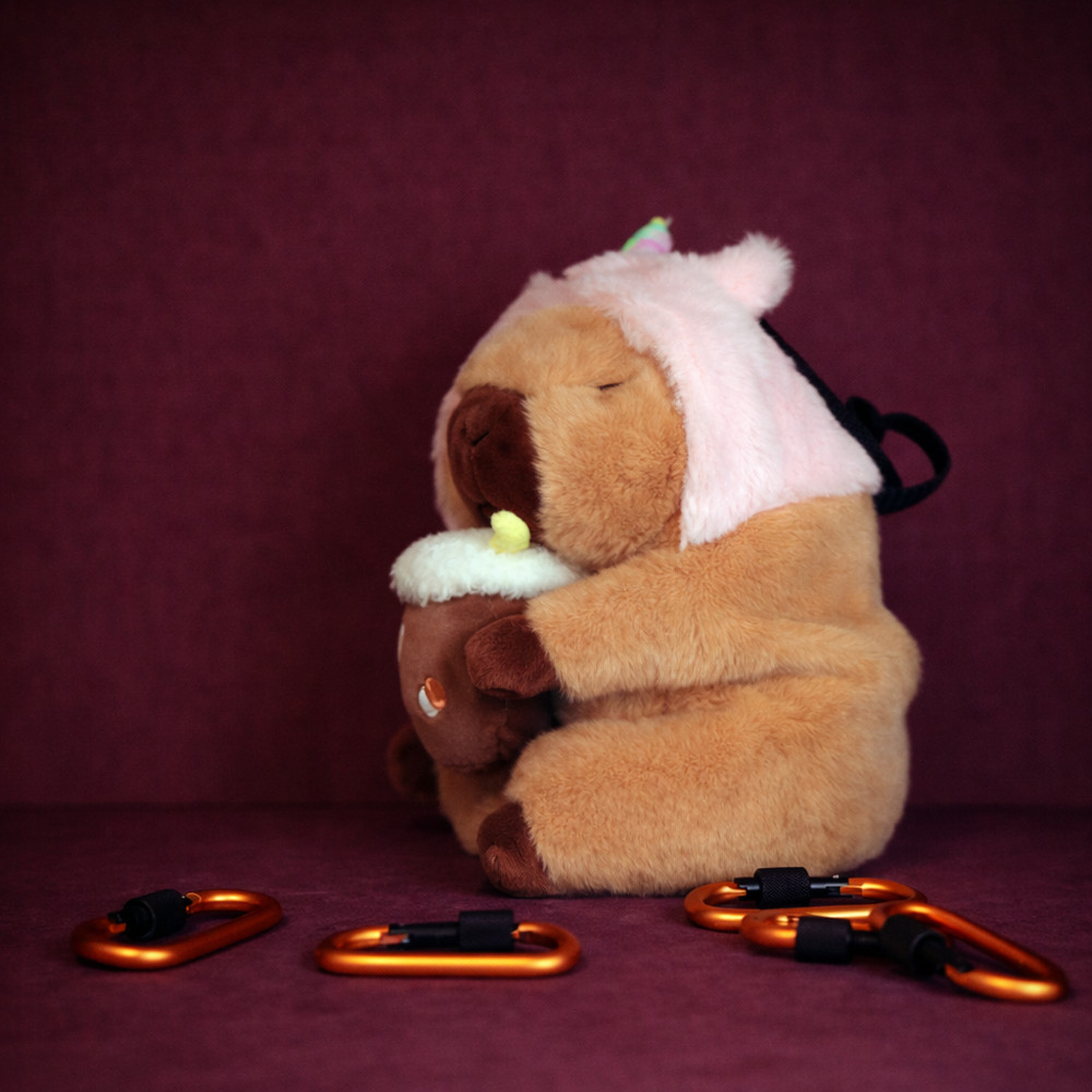 Capybara Boba Tea Chalk Bag – Cozy Climber Edition