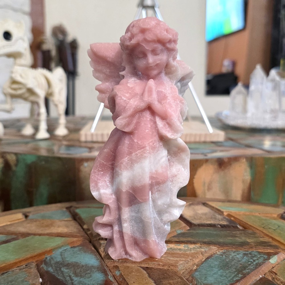 Pink Opal Angel- Large- WYSIWYG