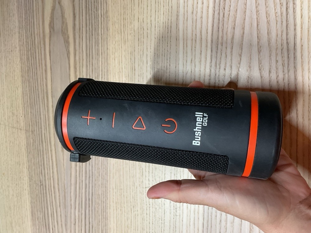 Bushnell Wingman GPS Golf Speaker - Black/Orange