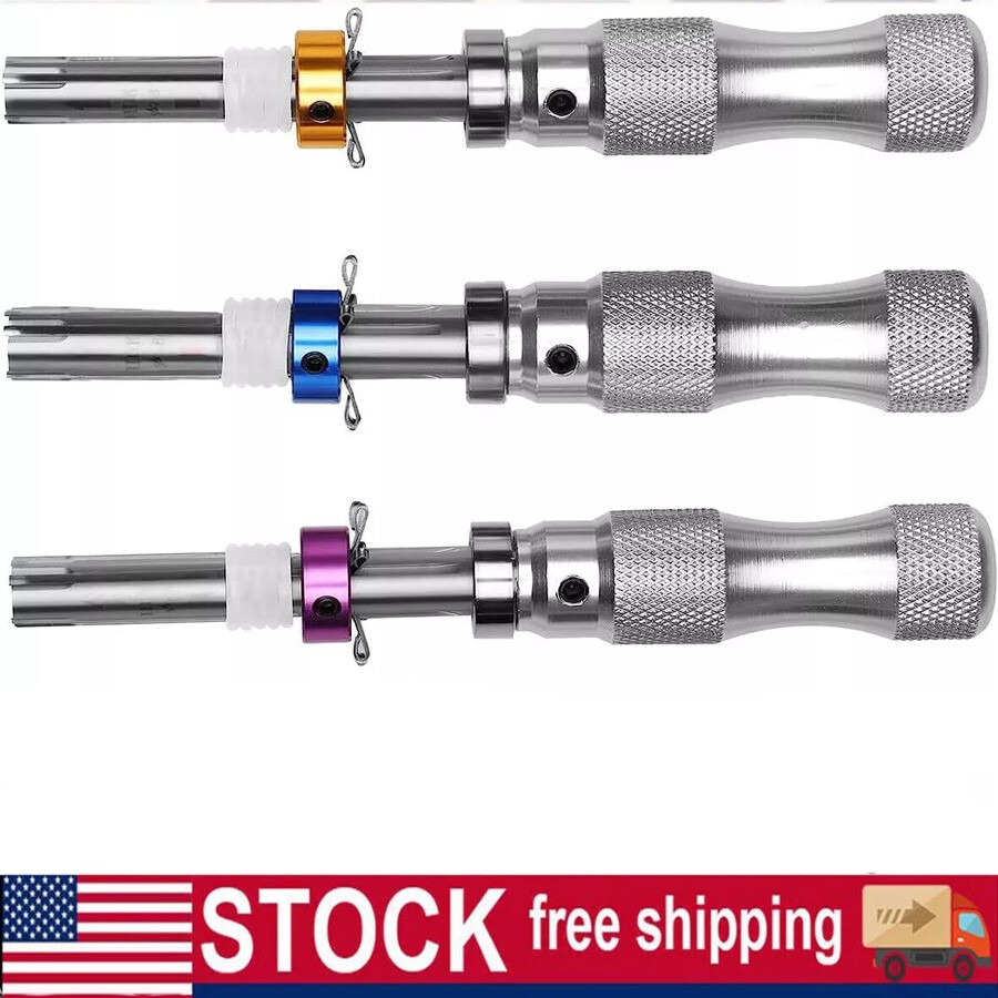 Locksmith Tools 3 Pcs 7 Pin Advanced Tubular Lock Tool Set for Padlock Tool