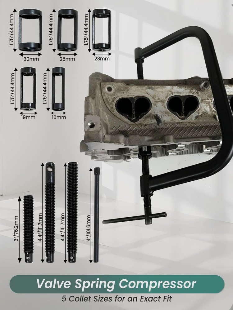 Valve Spring Compressor 10pcs Valve Spring Removal Tool for Motorcycle, ATV, ...