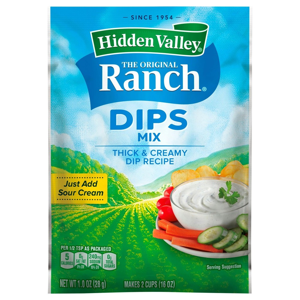 Hidden Valley Ranch Dip Mix Original 1 oz (Pack of 24)