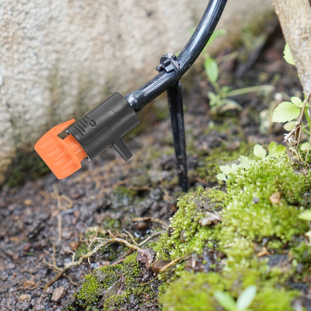 30-Pack Flag Irrigation Dripper Emitter, 0-200L/H Drip Irrigation Connect