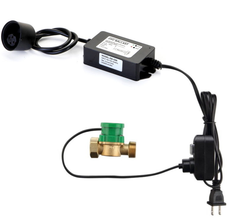 Bluonics 100-120V UV Ballast 55 W with Smart Flow Sensor Switch- 4 Prong
