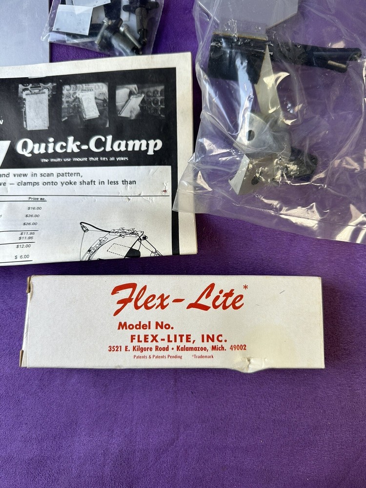 New Quick Clamp Yoke Workstation Mount System with Clipboard, Flashlight