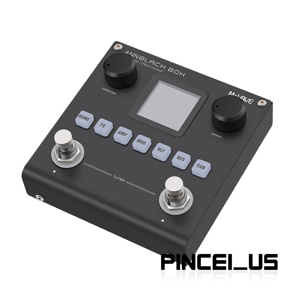M-VAVE ANNBLACK BOX Amp Modeler Effects Processor w/ 1.54" Color
