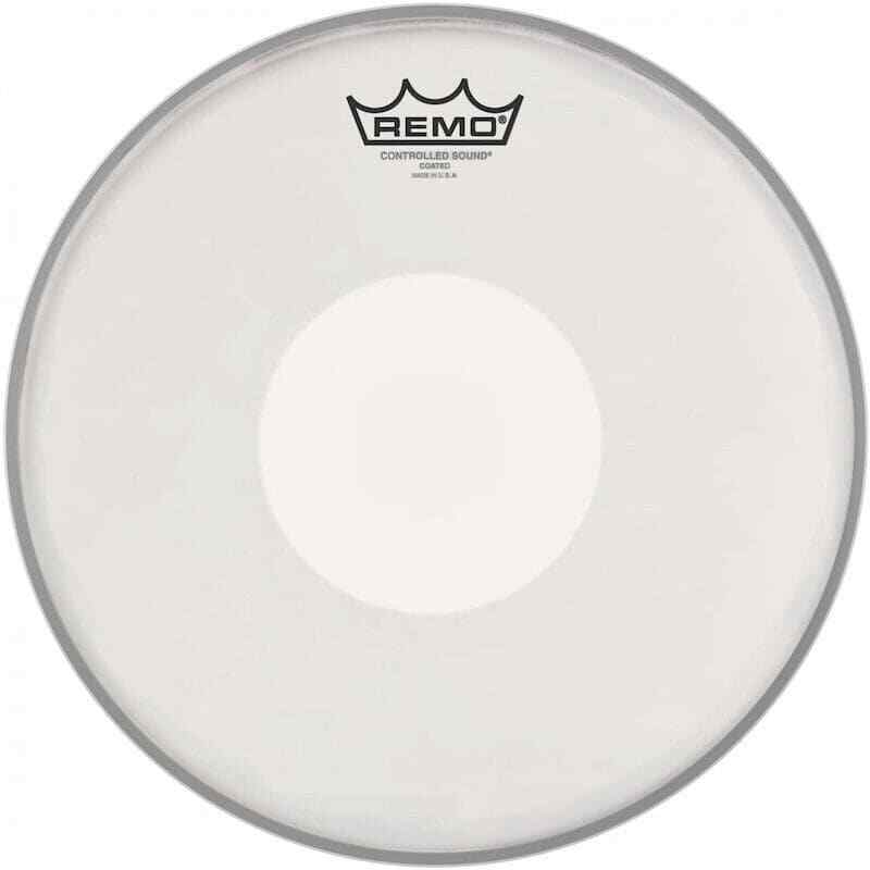 Remo Controlled Sound Coated Drumhead 14" w/White Dot