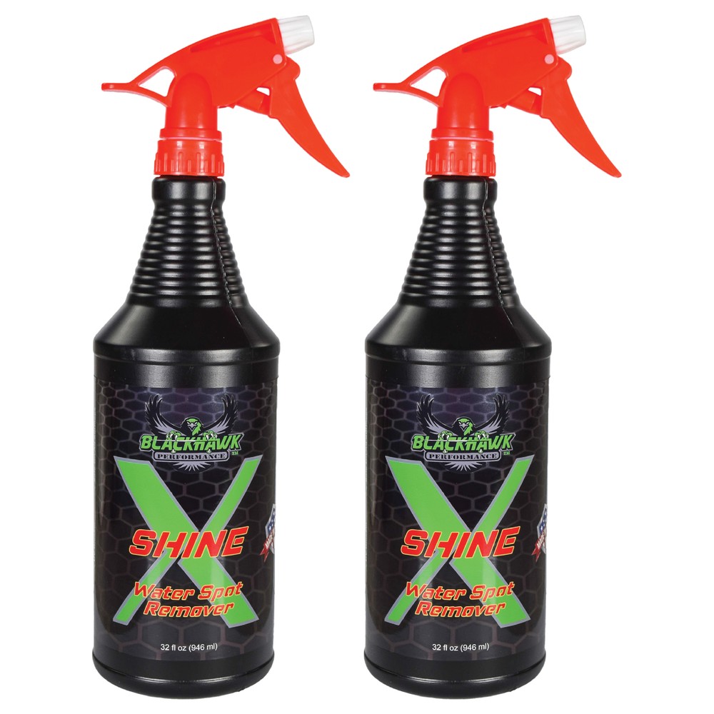 Blackhawk Performance Shine X Streak Free Water Spot Remove (32oz, 2 Pack)