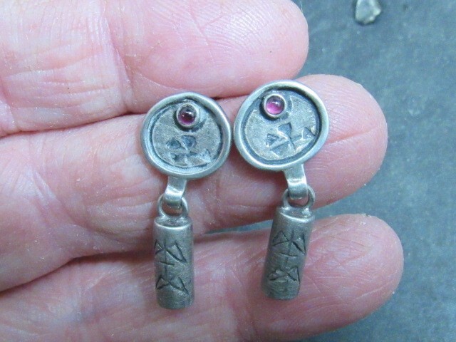 native american sterling earrings