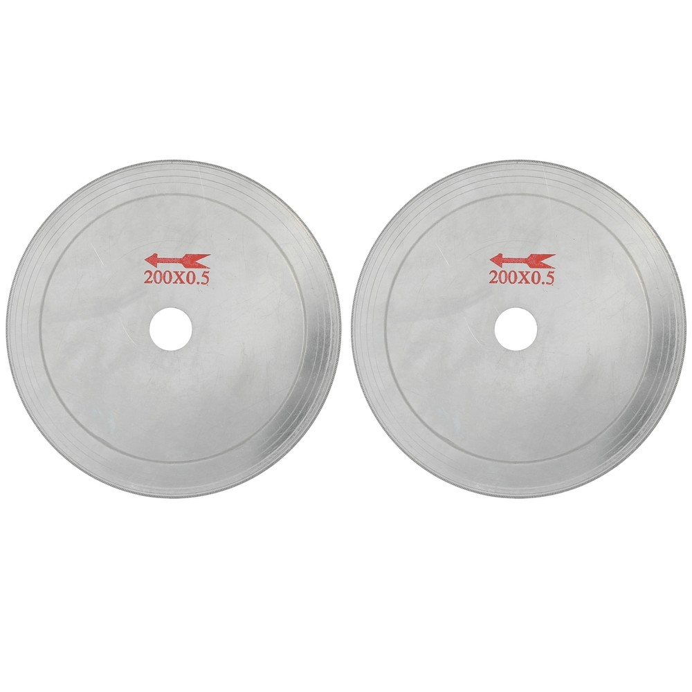 8" inch Diamond Lapidary Saw Blades Thin Rim Cutting Disc Tools for Gemstone