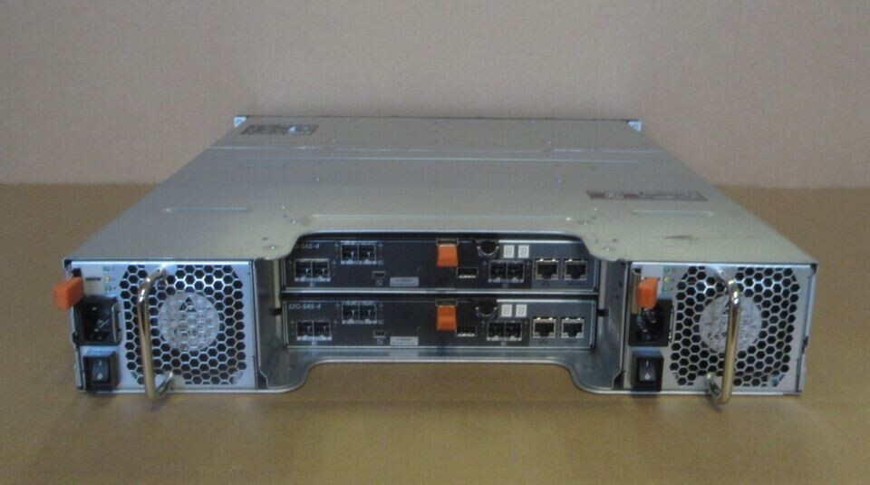 Dell PowerVault MD3400 12x 3.5" Storage Array 2x 12G-SAS-4 Controller 2x PSU