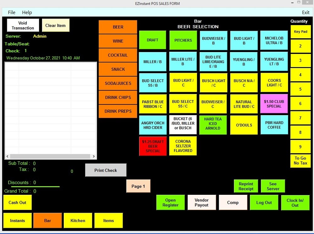 EZInstant POS Software-No Hidden Fees