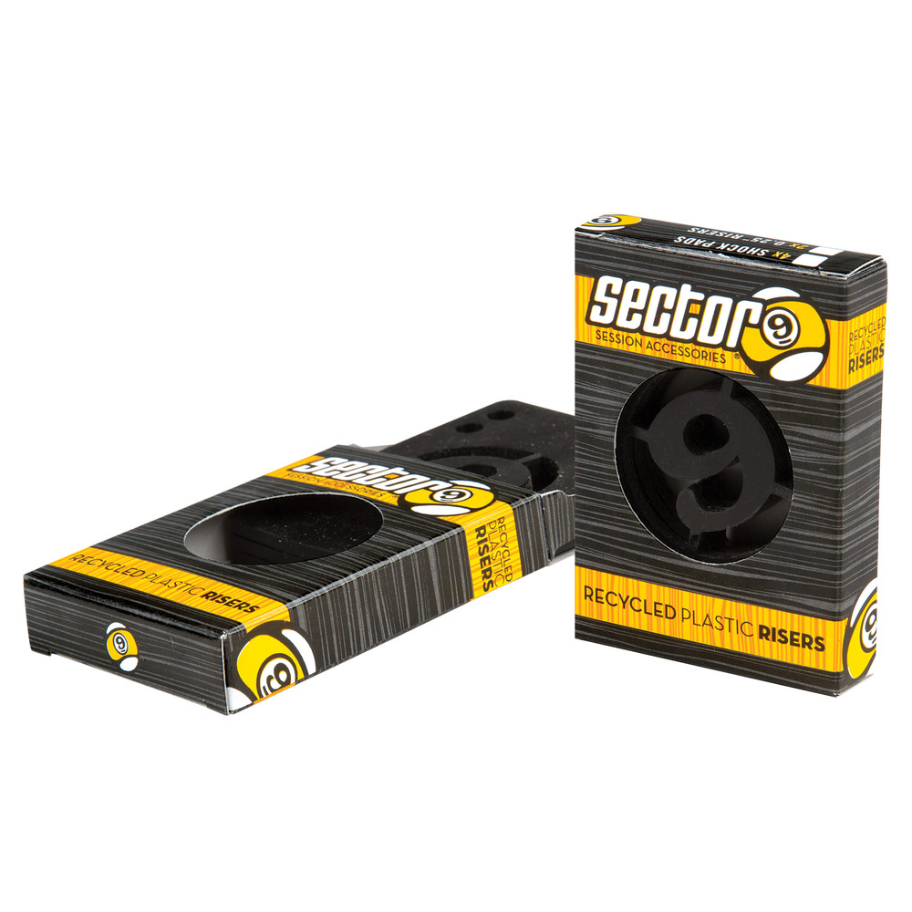 Sector 9 1/2" Flat Skateboard Risers (Set of 2)