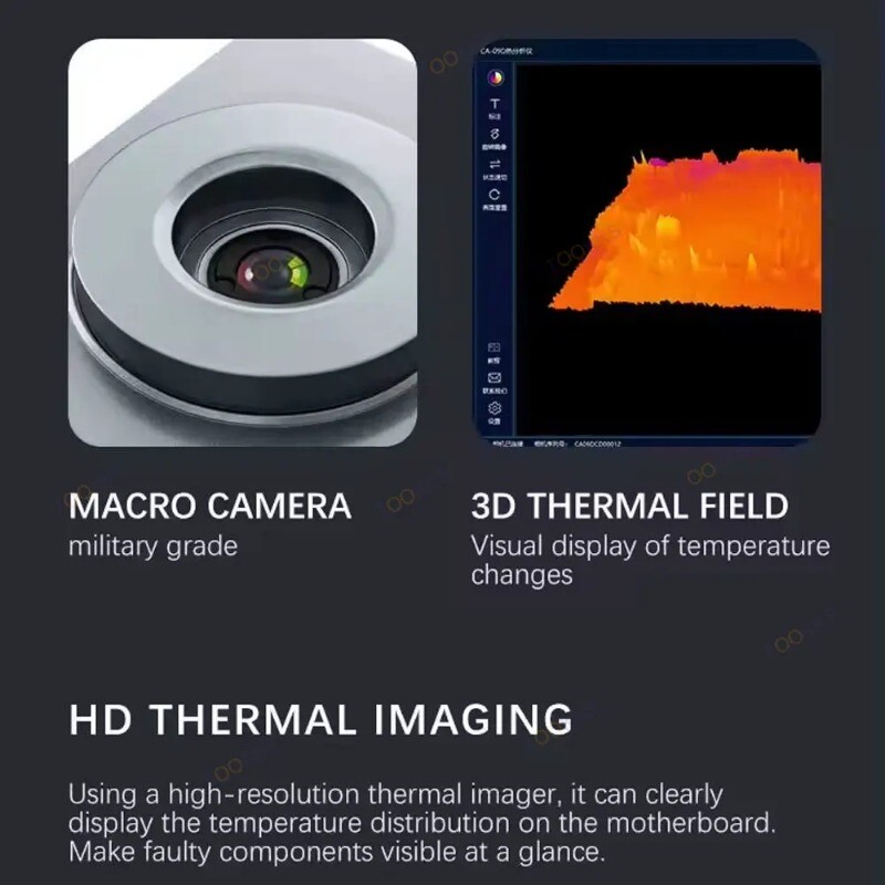 TBK 2202 Fold PCB Fast Diagnosis Infrared Thermal Imaging Analyzer for Mobile