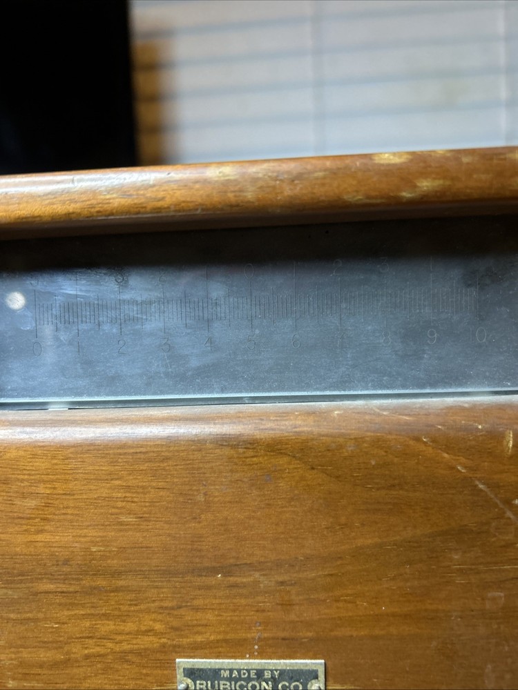 Rare 1930’s Rubicon Slide Rule Scale Working