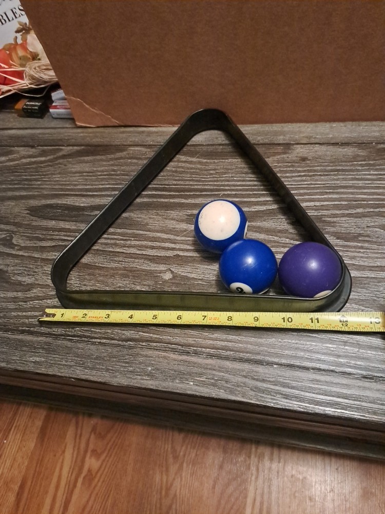 3 pool ball replacement balls And Rack