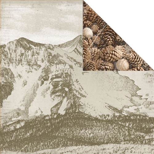 Great Outdoors - Mountains, DS scrapbook paper - Creative Imaginations 6837