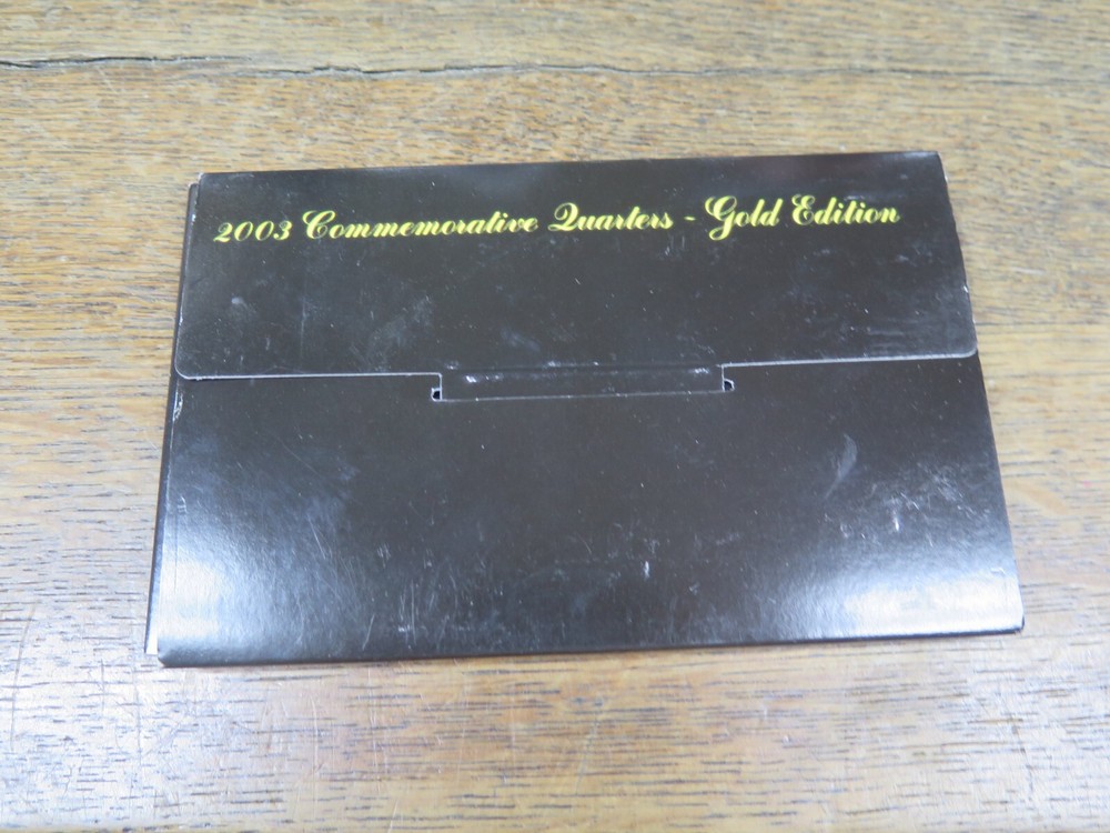 2003 Commemorative Quarters Set Gold Edition COIN SET