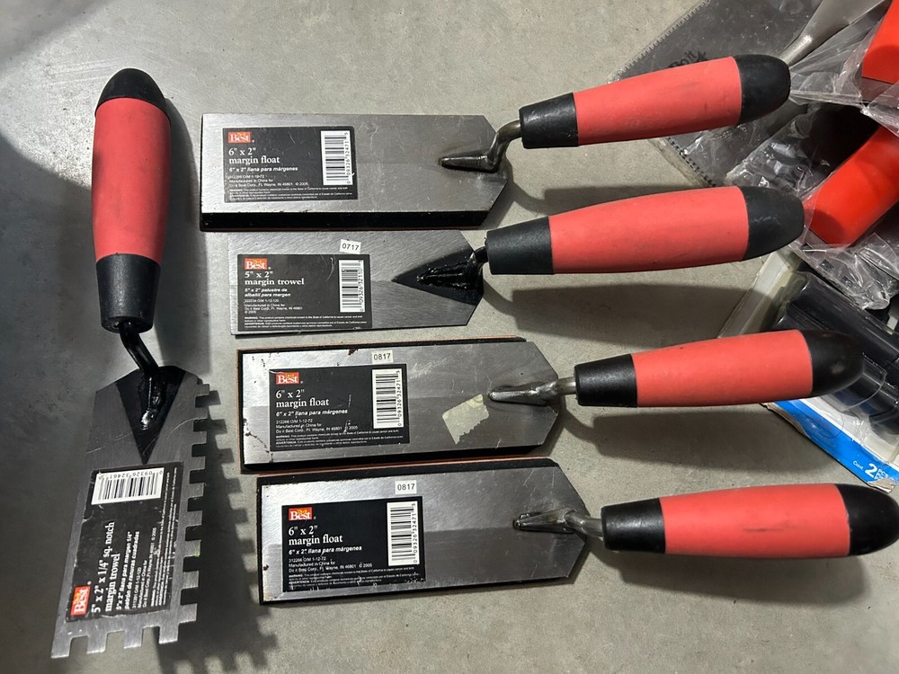 5-pack lot Do it Best Margin Grout Float 312266 6" x 2" Trowel 5" x  2" Notch