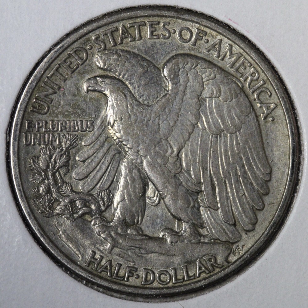 1917 Walking Liberty Silver Half Dollar AU++/UNC E320 WOFP