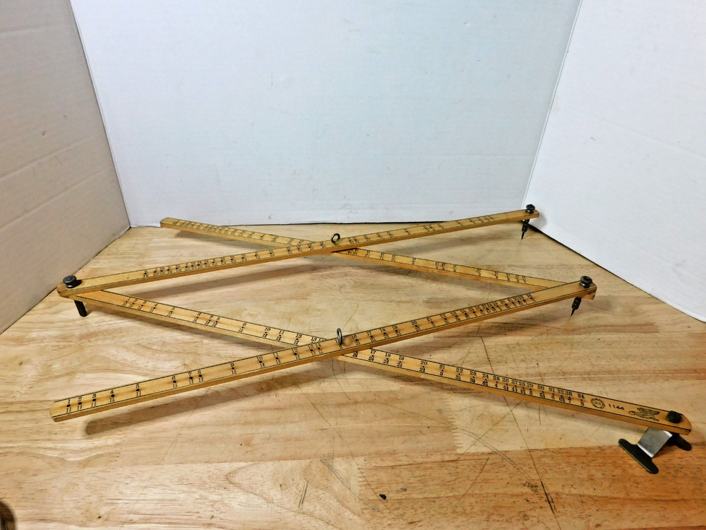 Vintage Keuffel & Esser Pantograph Model #1144, 12/108