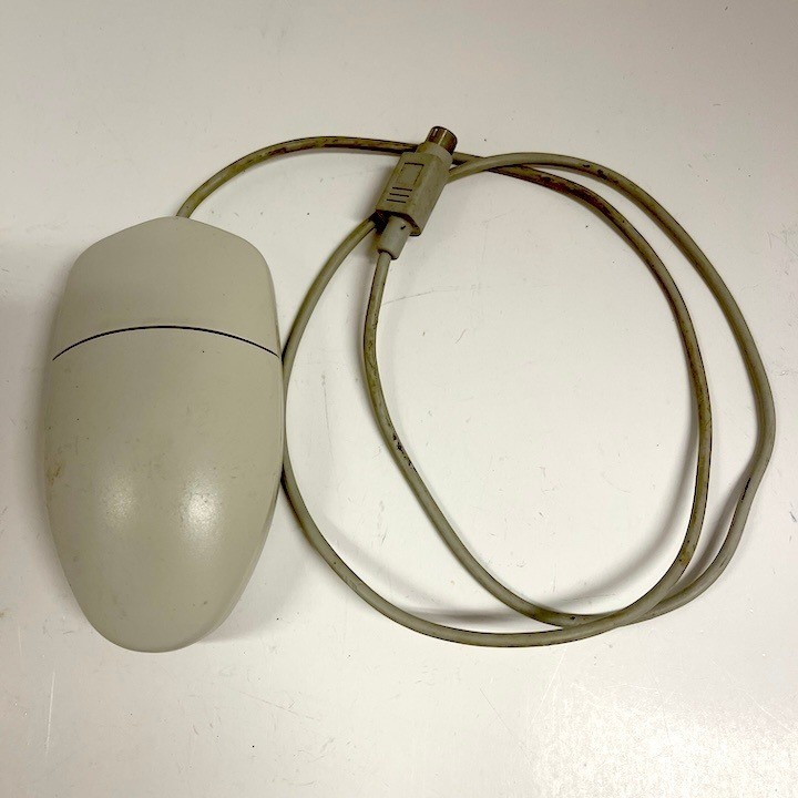 Vintage Macally One Button Mouse for Apple Macintosh Computers SN 4186199