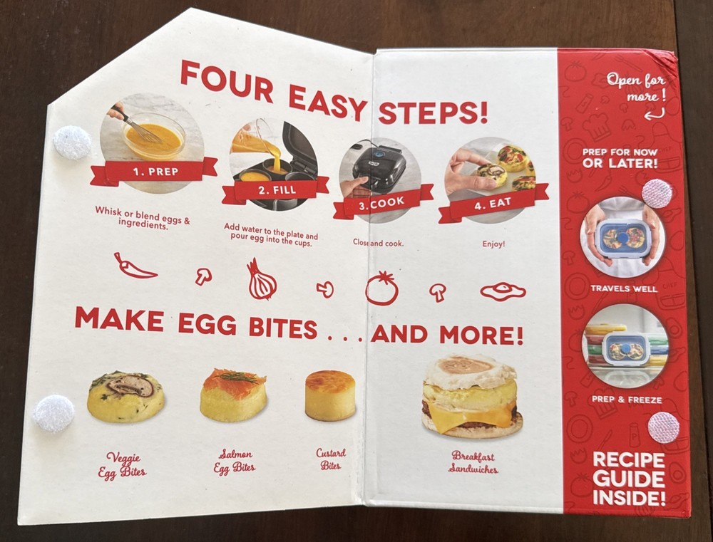 Dash Deluxe Egg Bite and Egg Sandwich Maker NEW in Box