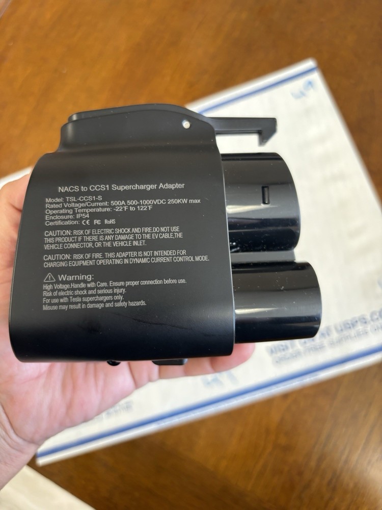 Ecogenix NACS To CCS1 Super Charger Adapter