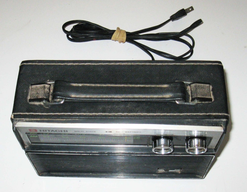 Vintage Hitachi AM Radio TH 815 TESTED WORKING Solid State 1960’s READ TH-815