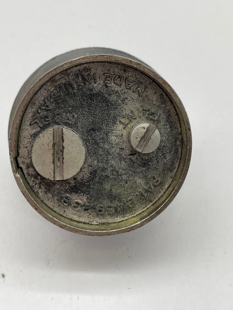 Vintage USA Flint Table Lighter Floral Details