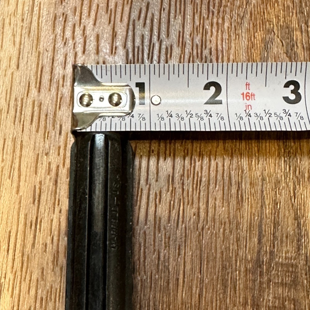 Vintage Harrold USA Phillips Screwdriver #1 Black Handle