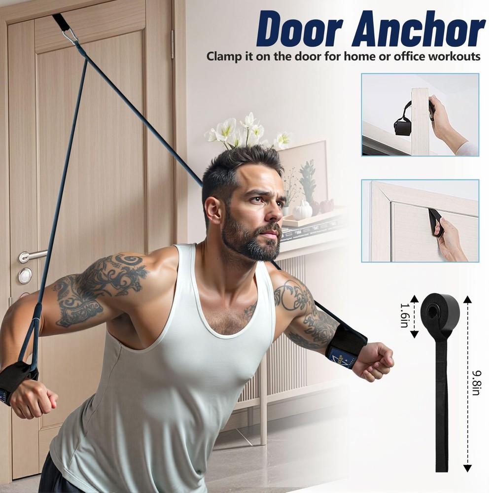 Baseball Band Resistance for Pitchers, Arm Trainer 40 LBS, Blue