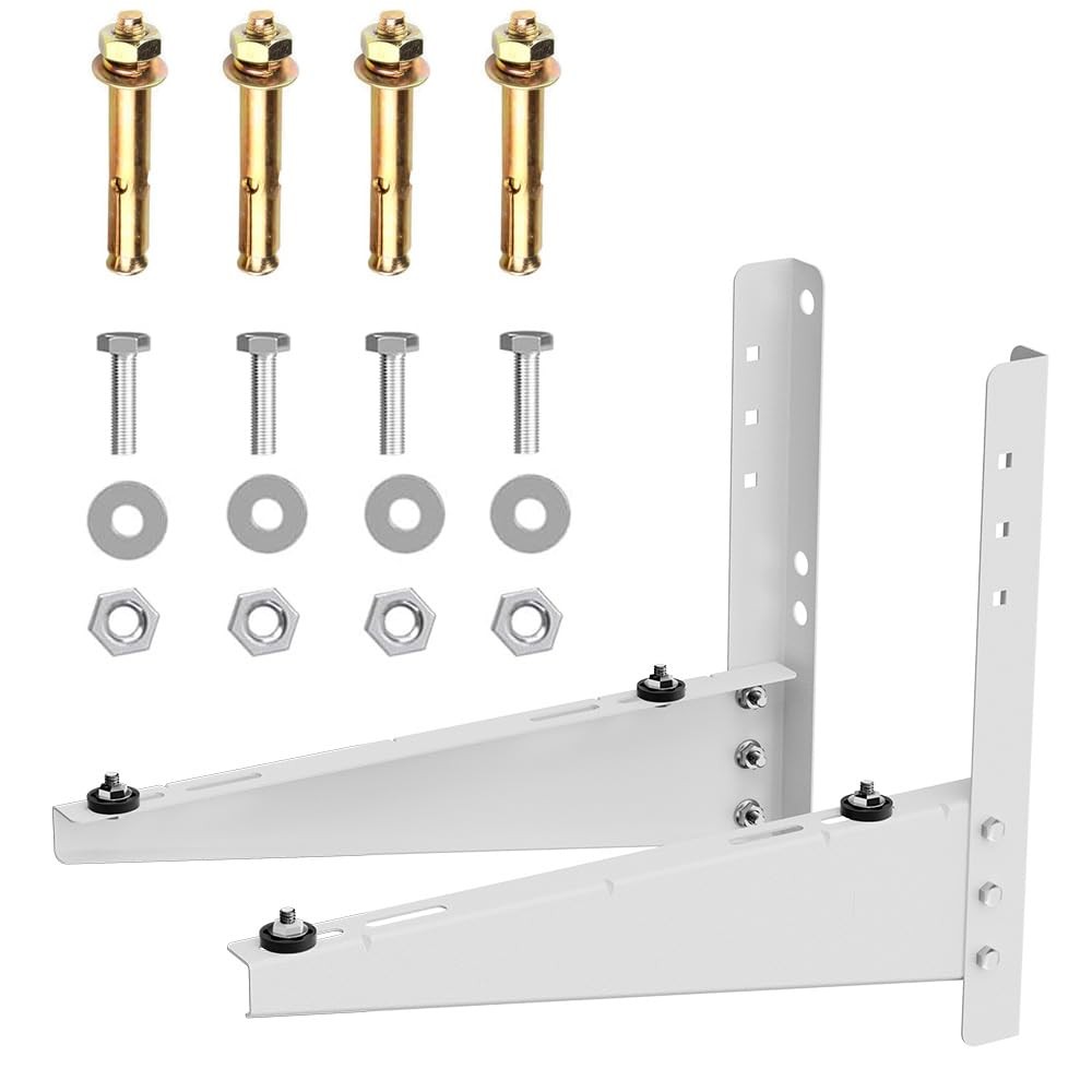 Ohmonlyhoo Outdoor Mini Split Wall Mounting Bracket, Heavy-Duty Wall Bracket ...
