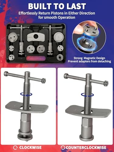 Brake Caliper Compression Tool 24-Piece Heavy Duty Disc Brake Piston Caliper