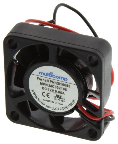 3pc MULTICOMP PRO MC002106 DC Axial Fan