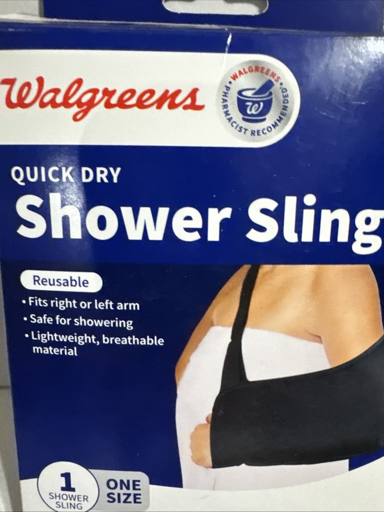 2 X Walgreens Quick Dry Shower Sling~Quick Dry