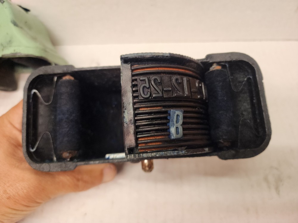 Lot of 2 Vintage Algene Model HC Handheld printer Coder 2" x 9" print area