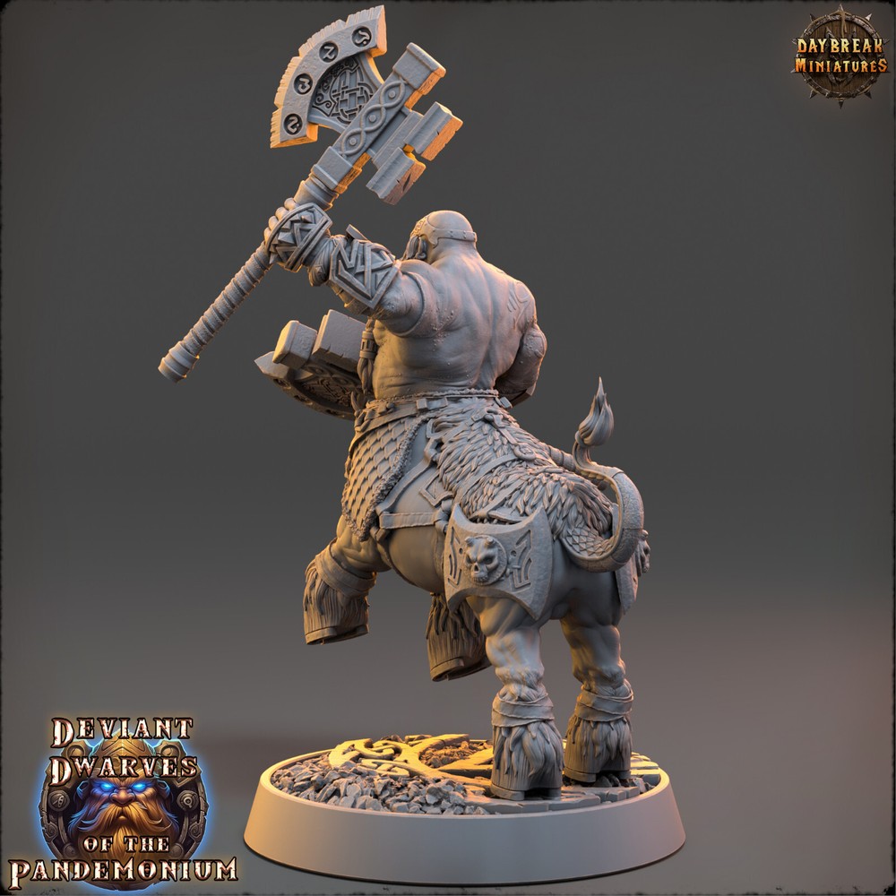 Dwarf Centaur Konner | DayBreak Miniatures |