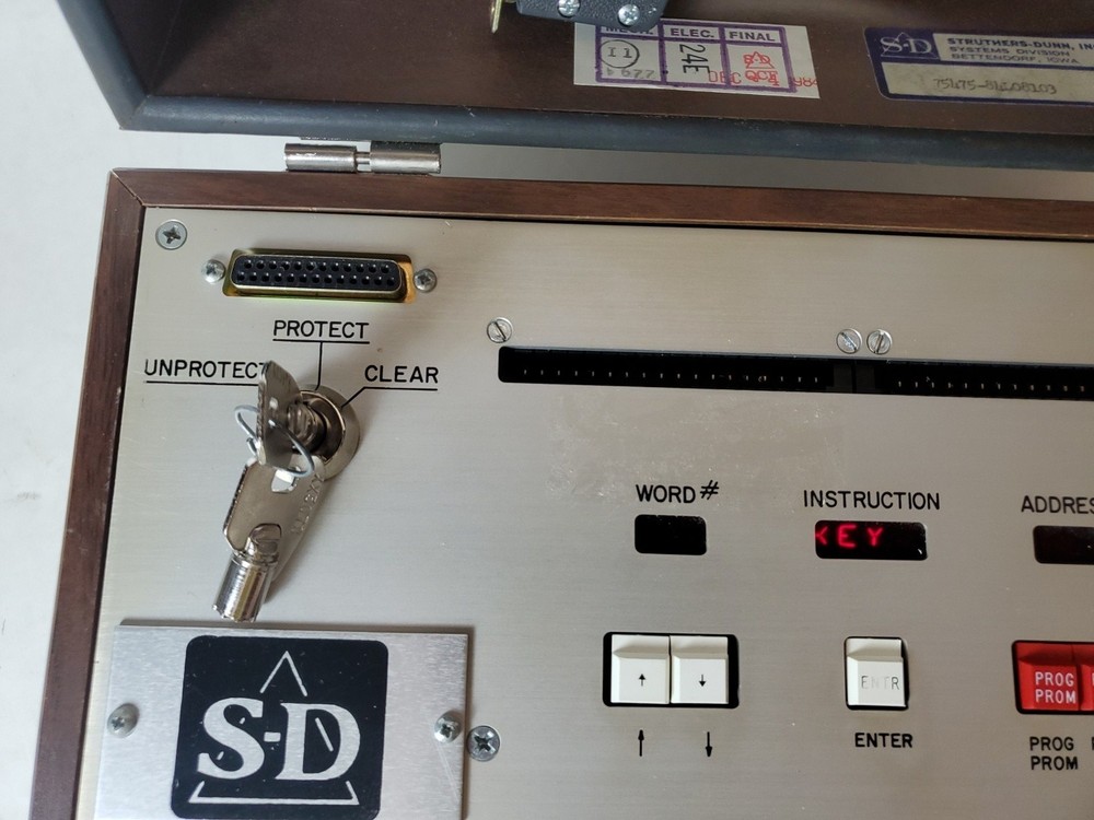 Vintage Struthers Dunn 75475 VIP EAROM Program Loader Memory Programmer - AS IS