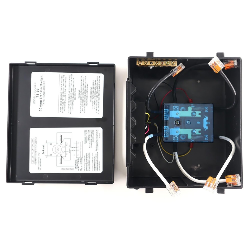 30 Amp Transfer Switch Automatic for RV, Travel Trailer and...