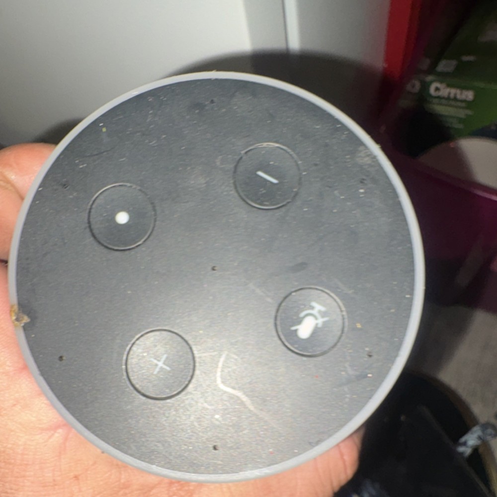 Amazon Echo (2nd Generation) Gray Fabric Smart Speaker Alexa Wi-Fi Bluetooth