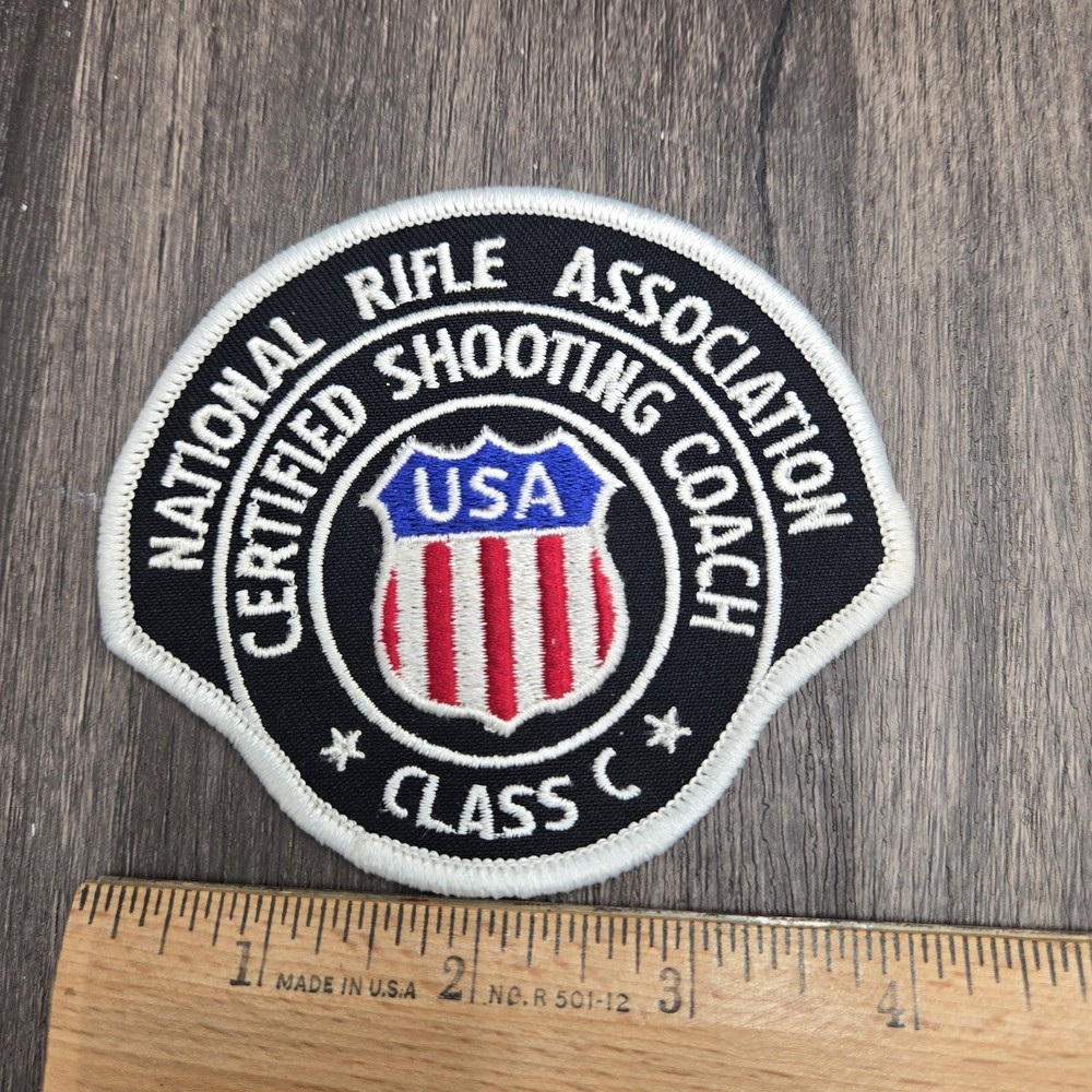 NRA Certified Shooting Coach Class C Patch USA Marksmanship Instructor